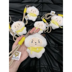 Charm Túi Nhiều Hình Phụ Kiện Túi Xách- Móc khoá Cừu Trắng